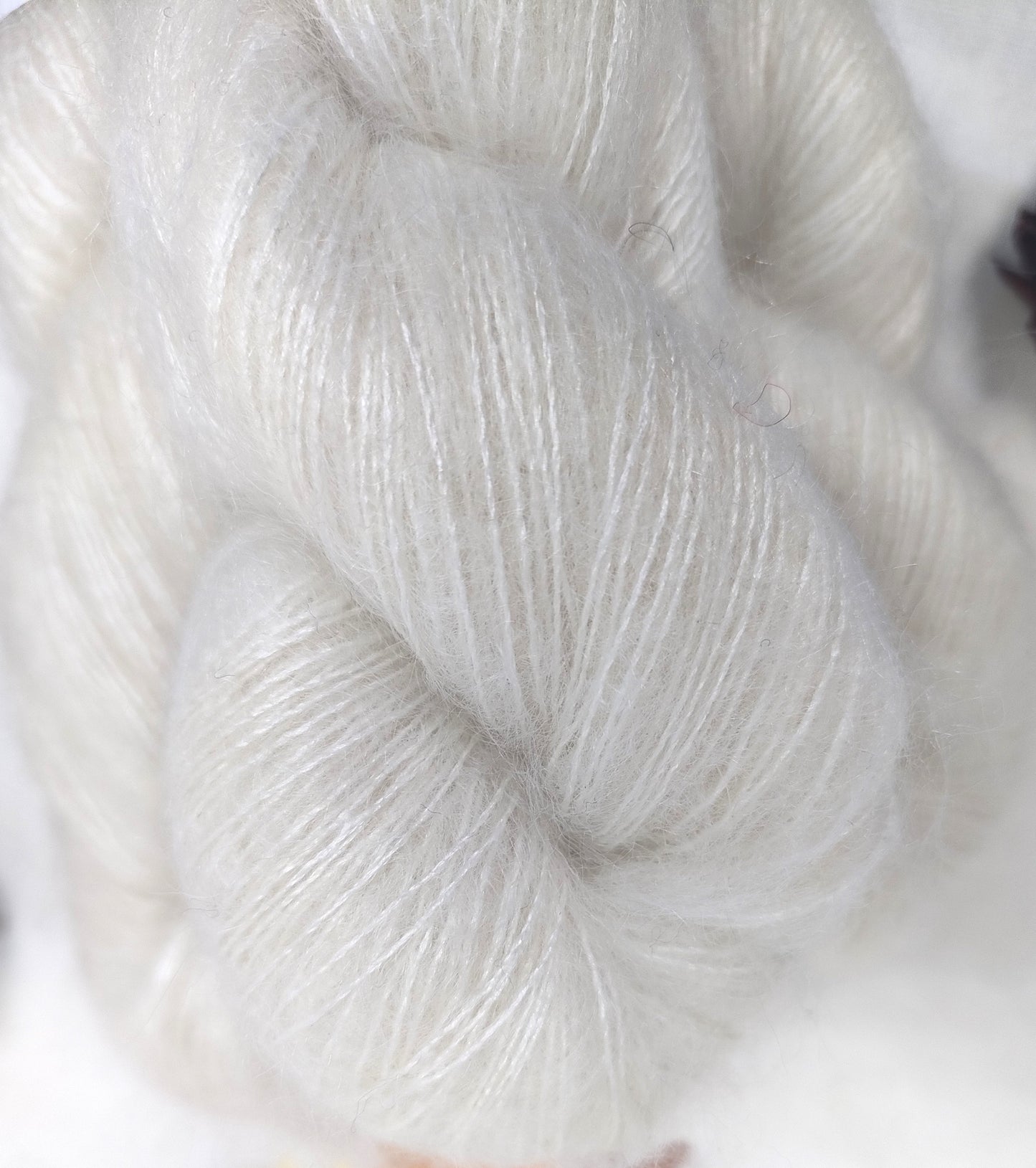 Undyed Seedhead mohair silk