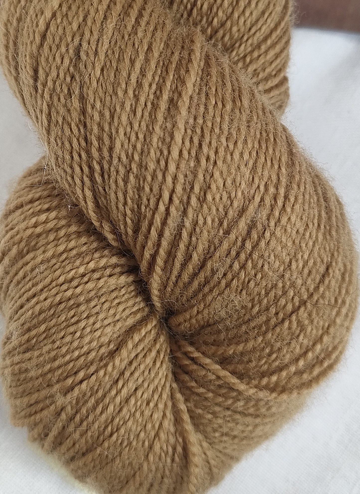 Warm brown Twig Blue Faced Leicester high twist 4 ply