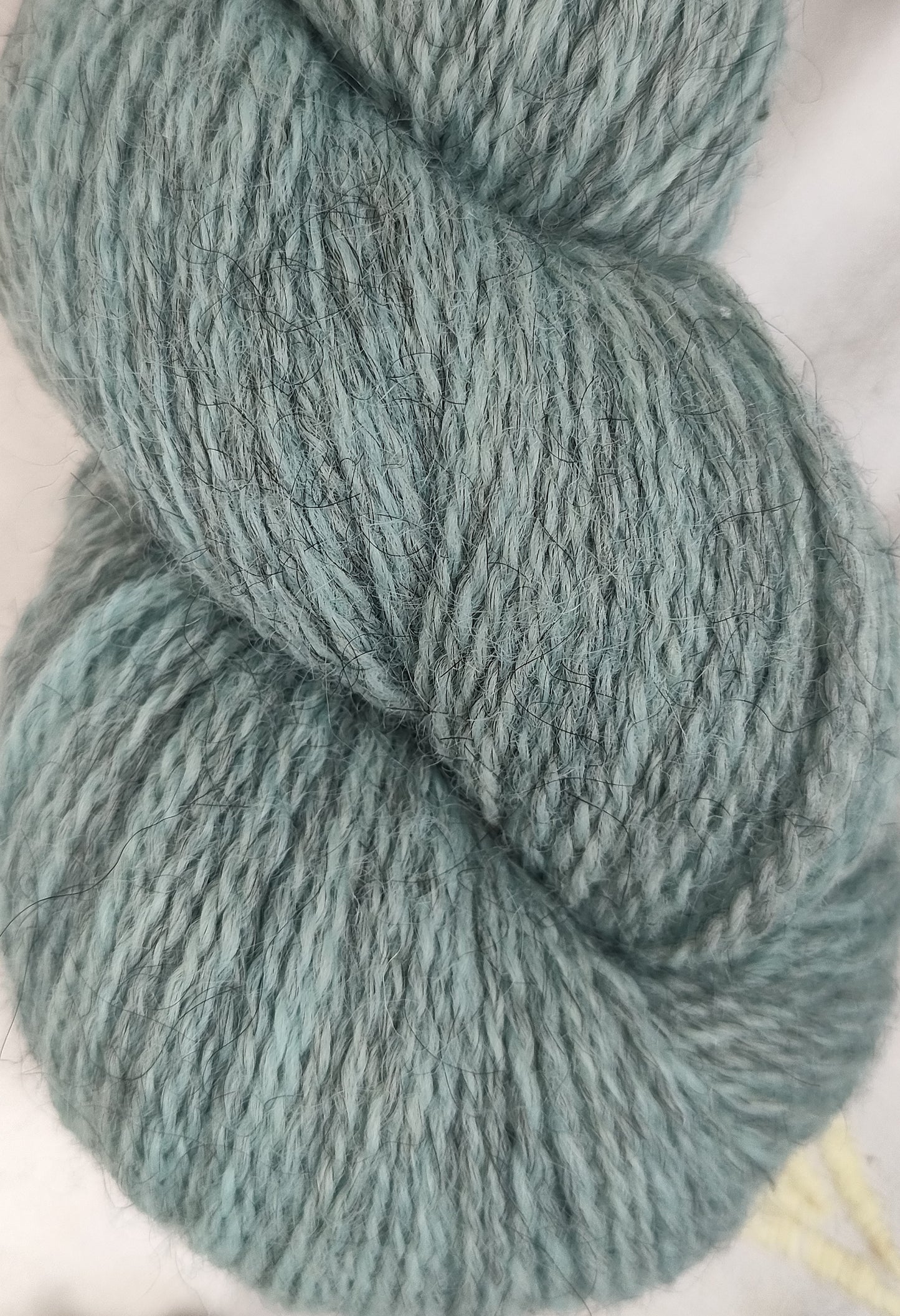 Sea coloured four ply Blue Faced Leicester/Gotland