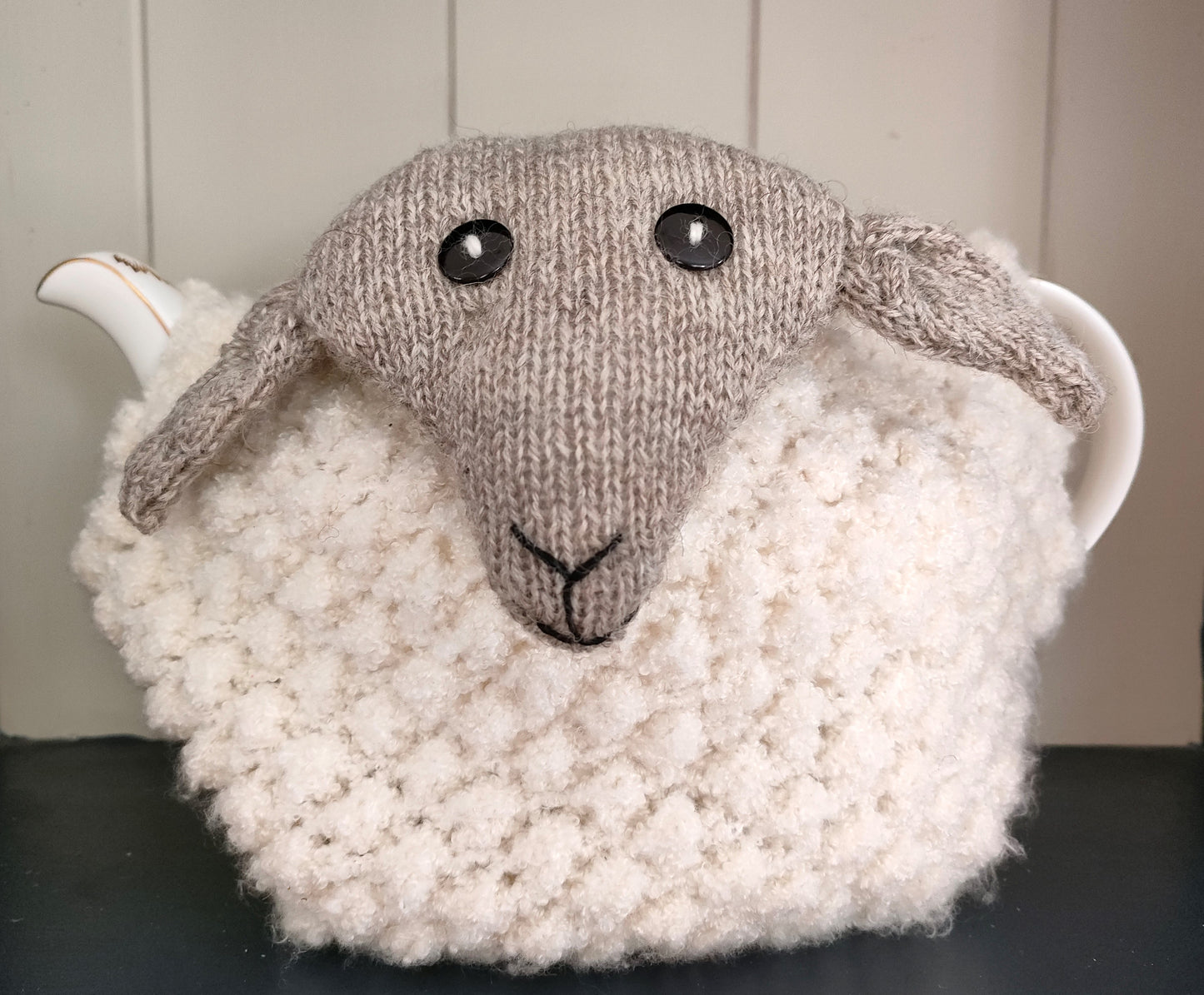 Sheepish tea cosy kit four ply