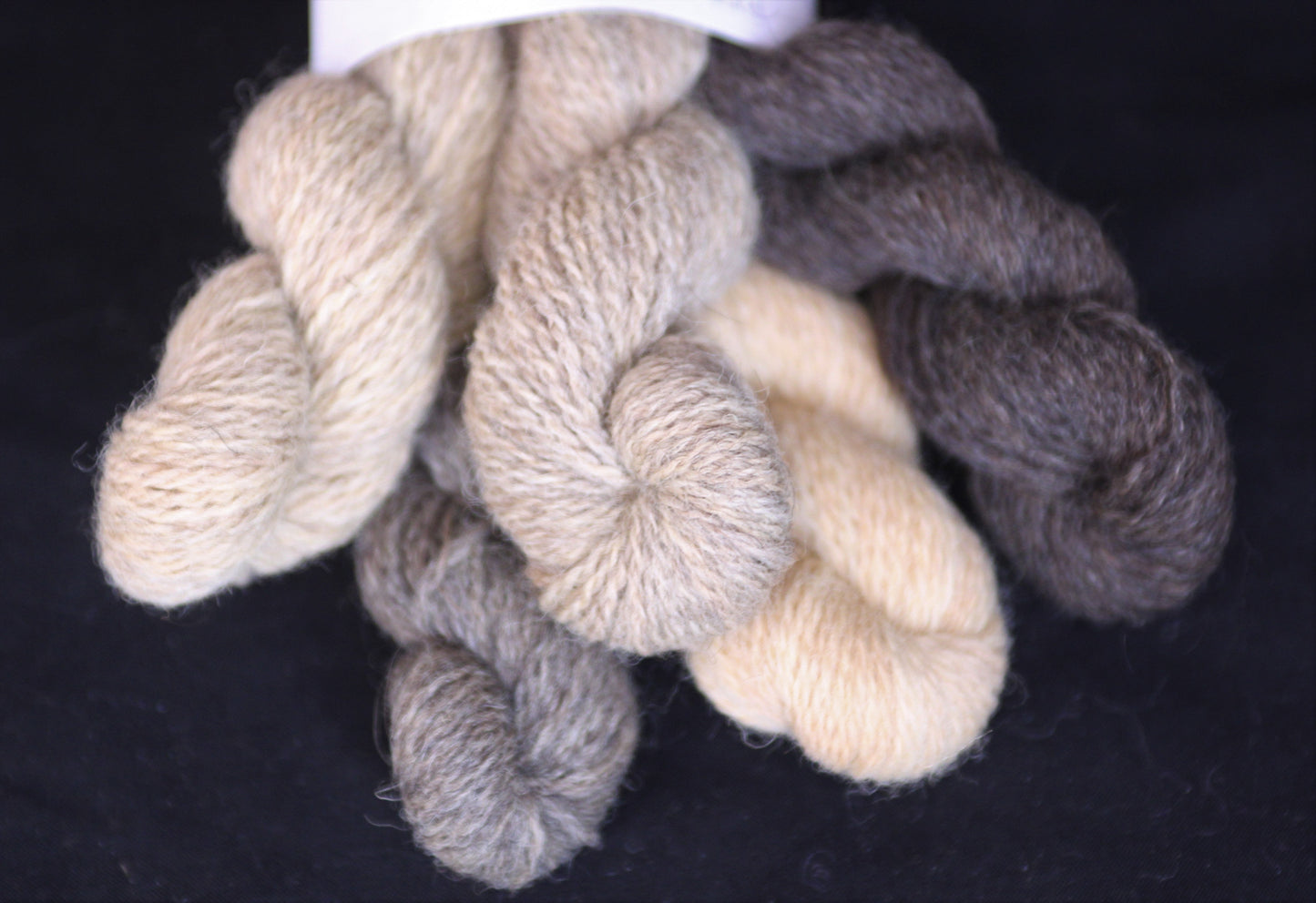 Marquetry hat and wrist warmers kit four ply