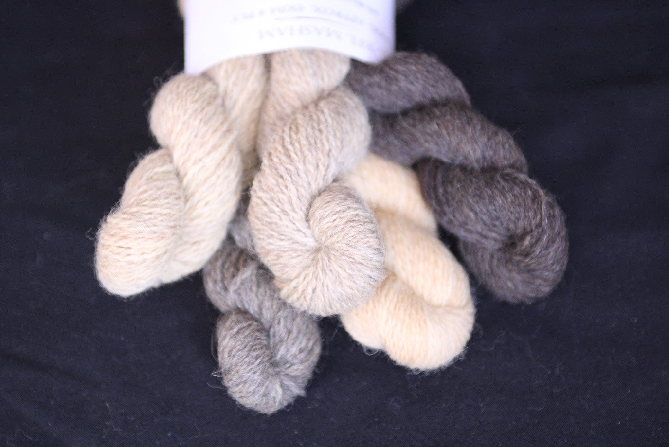 Marquetry wrist warmers kit four ply