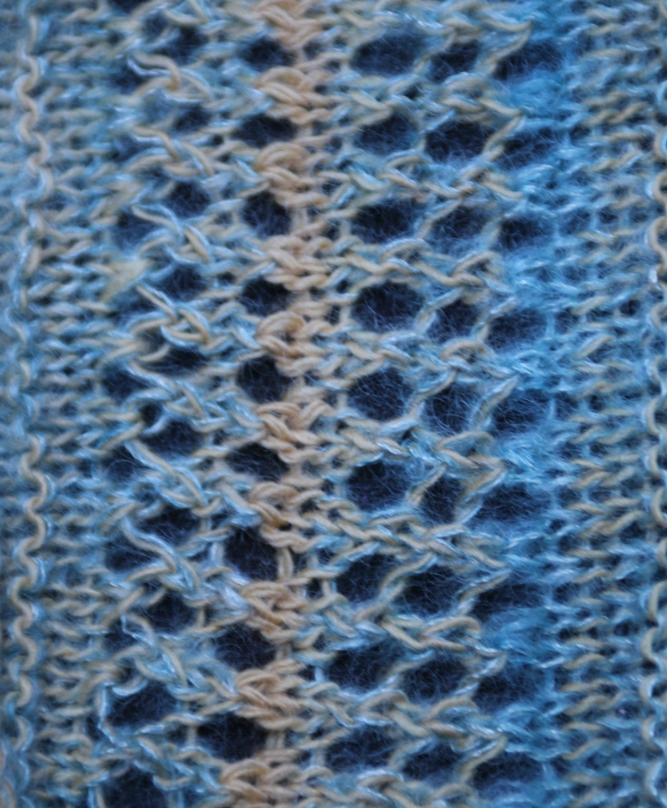 Trellis shawl kit lace weight yarn
