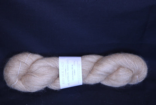 Darker Caramel Seedhead mohair silk