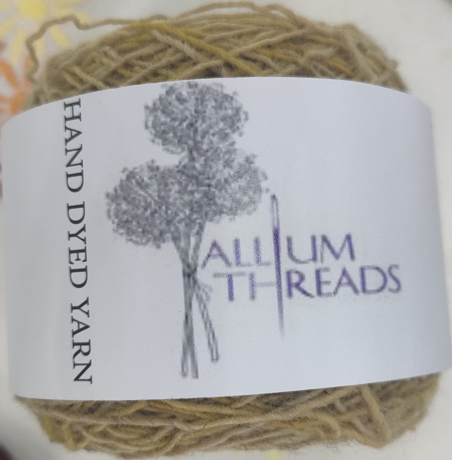 Mid Pink four ply Romney Cross Shetland regenerative yarn