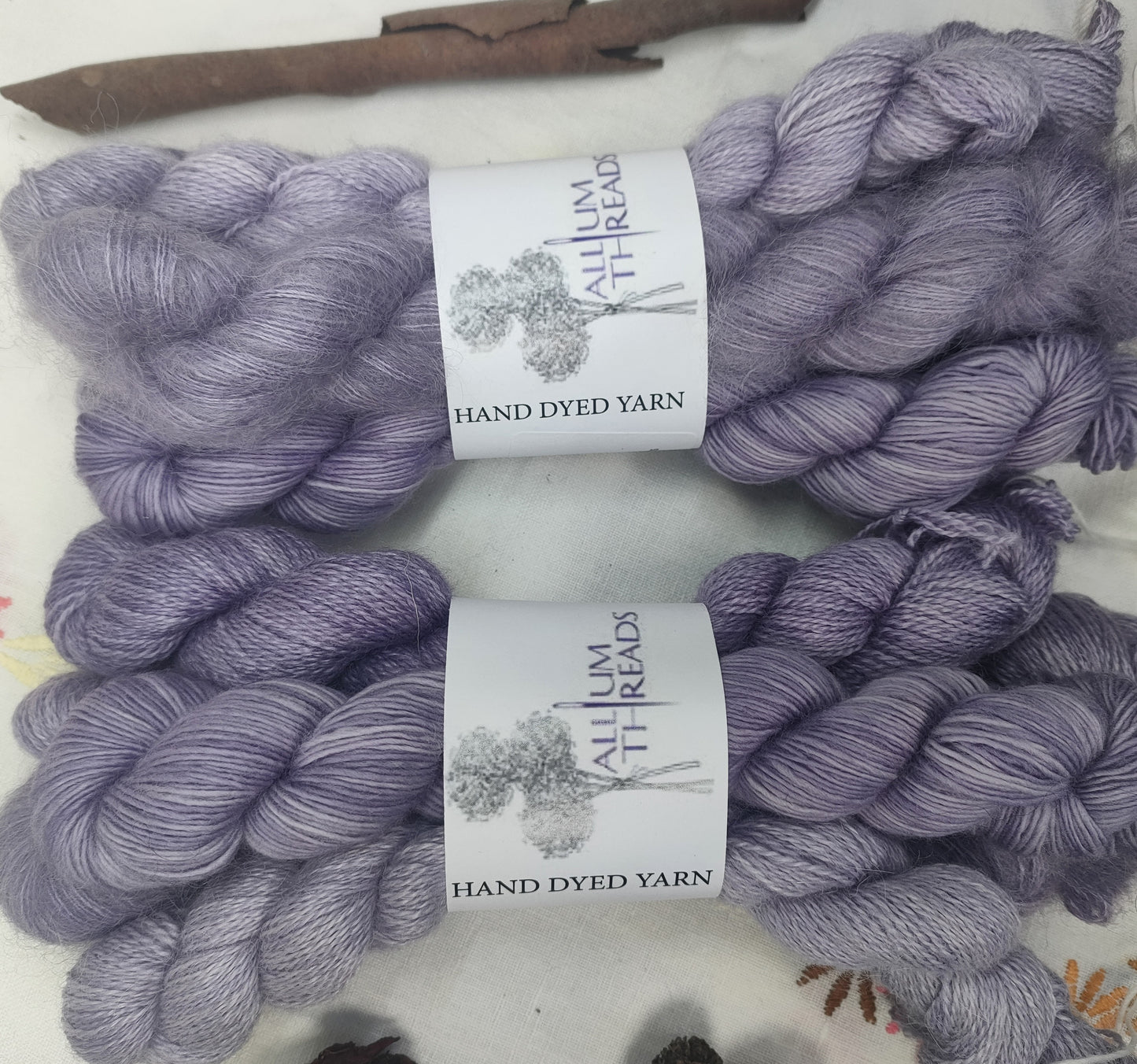Purple lace weight yarn mini set