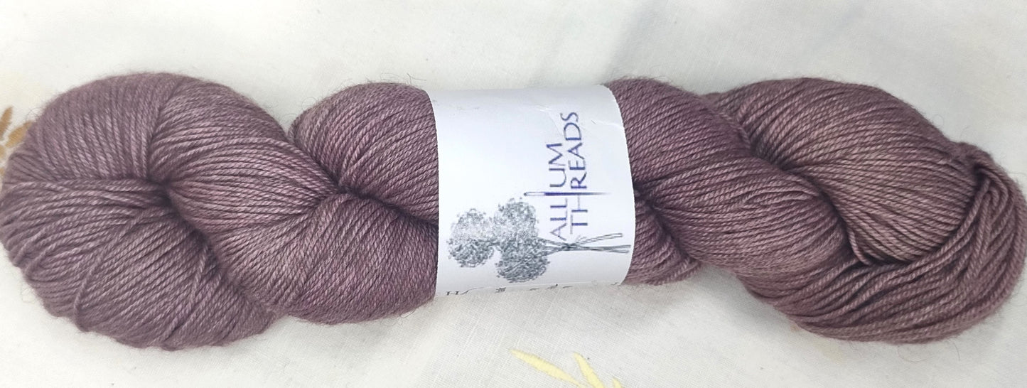 Dark pink Nut  merino silk yak four ply