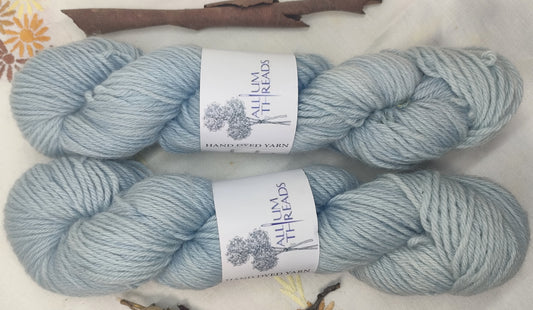 19373 Blue Organic aran Merino