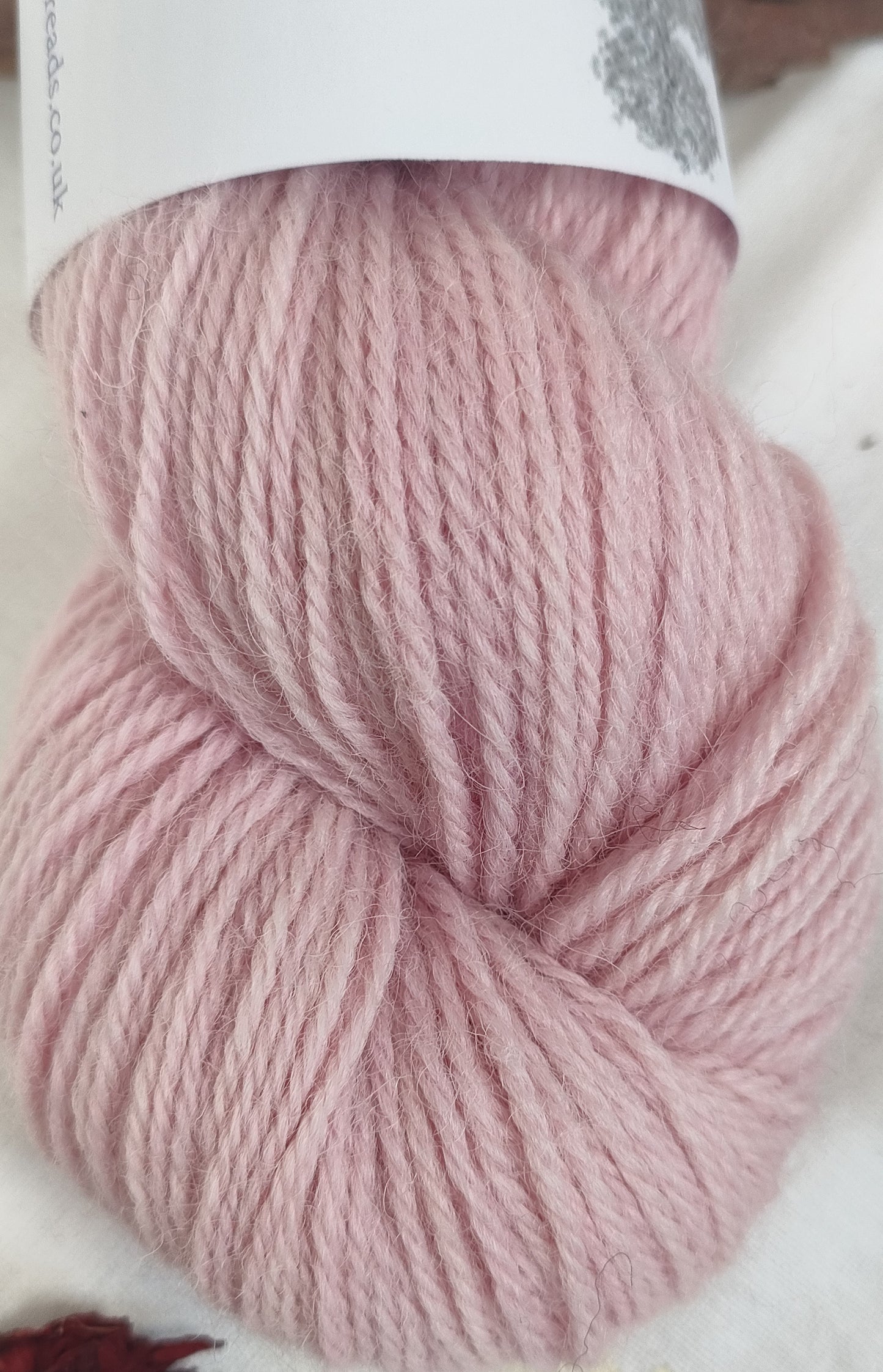Pink Romney Devon Naturals double knit