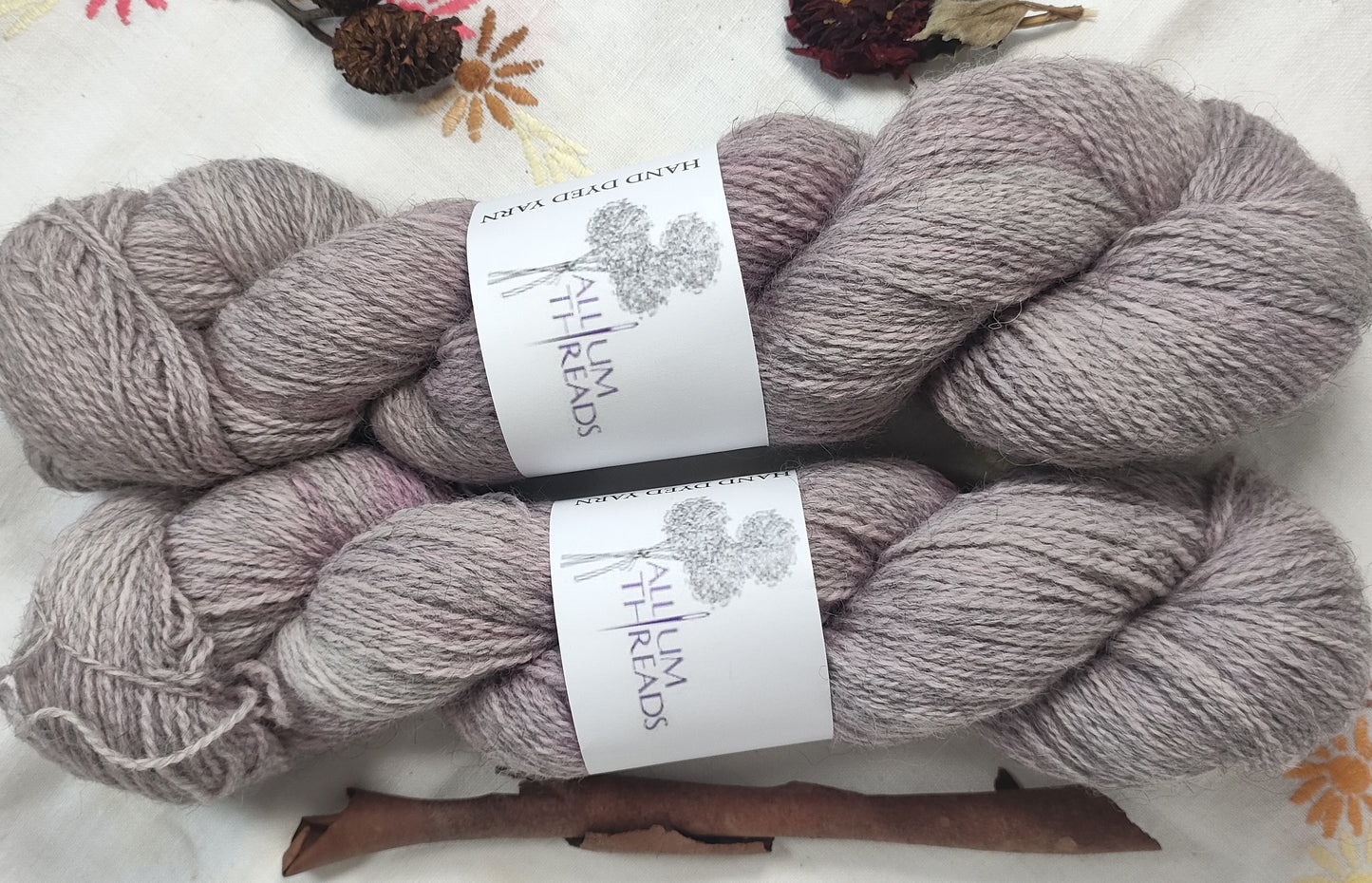 Pink four ply Blue Faced Leicester/Gotland