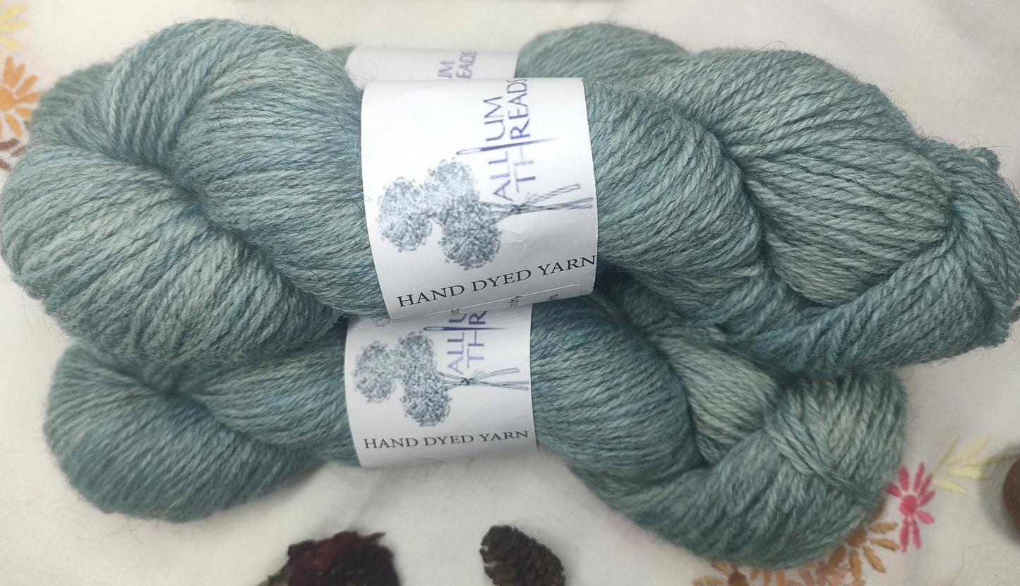 19612 Sea coloured double knit blue faced Leicester Gotland yarn