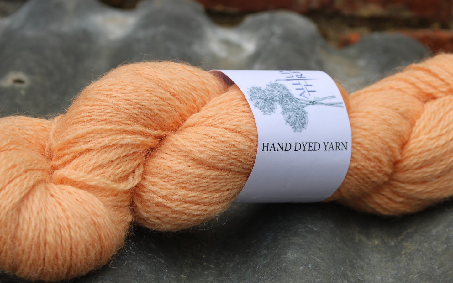 19546 Mid orange Romney four ply Devon Naturals