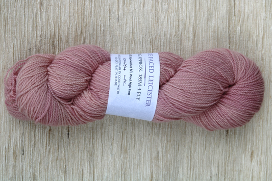 Shell pink Filament Blue Faced Leicester high twist 4 ply