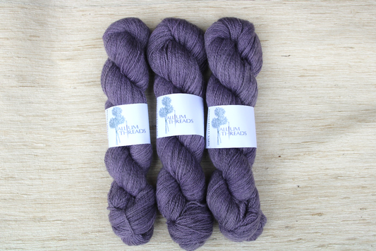 Dark purple four ply Blue Faced Leicester/Gotland