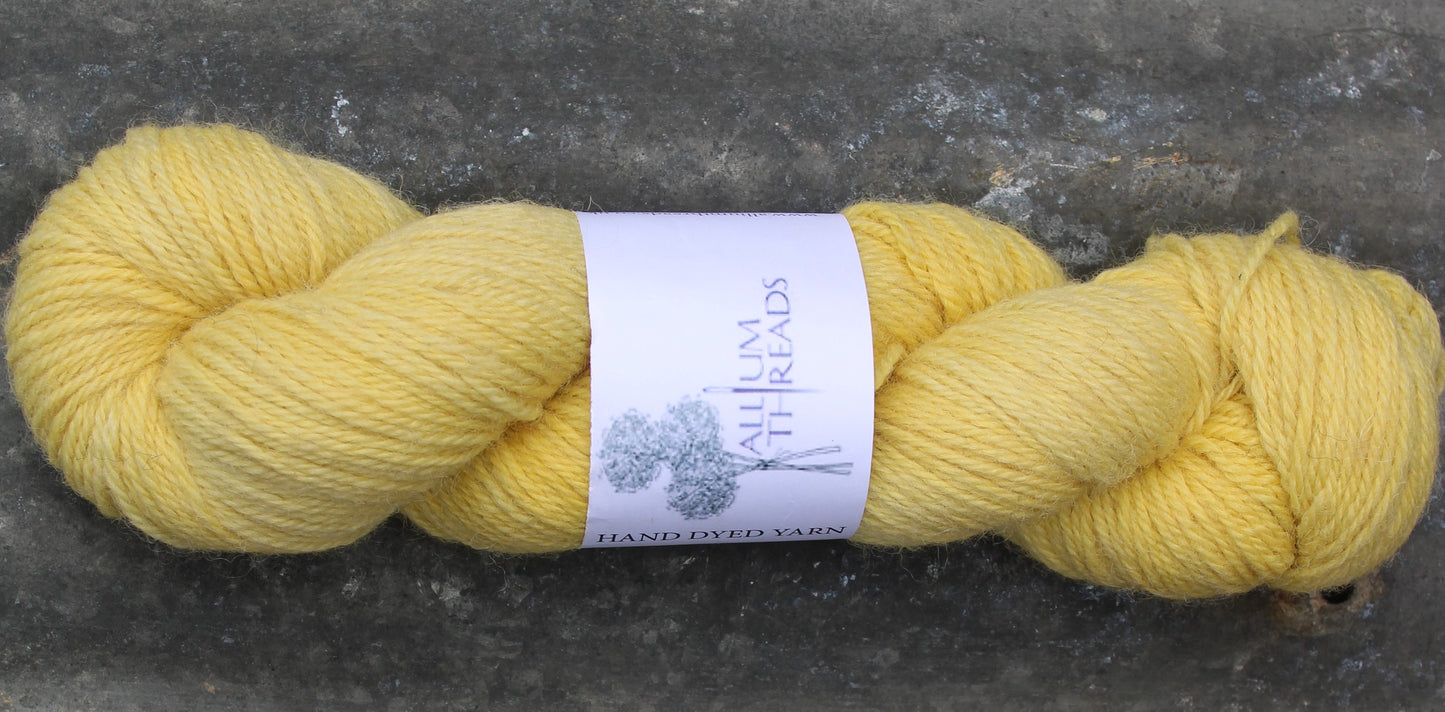 19524 Custard yellow Exmoor Blueface Double Knit