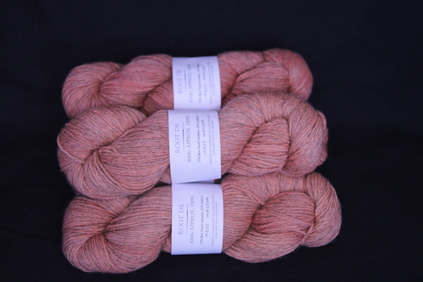 Orange double knit Blue Faced Leicester/Gotland