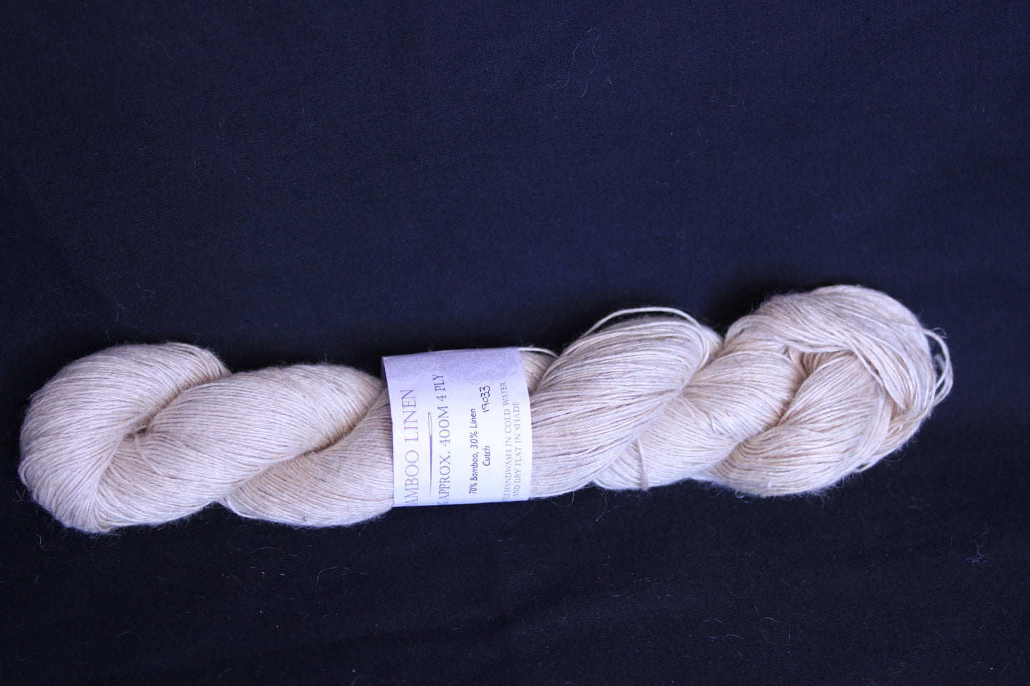 Beige Stalk bamboo linen 4 ply