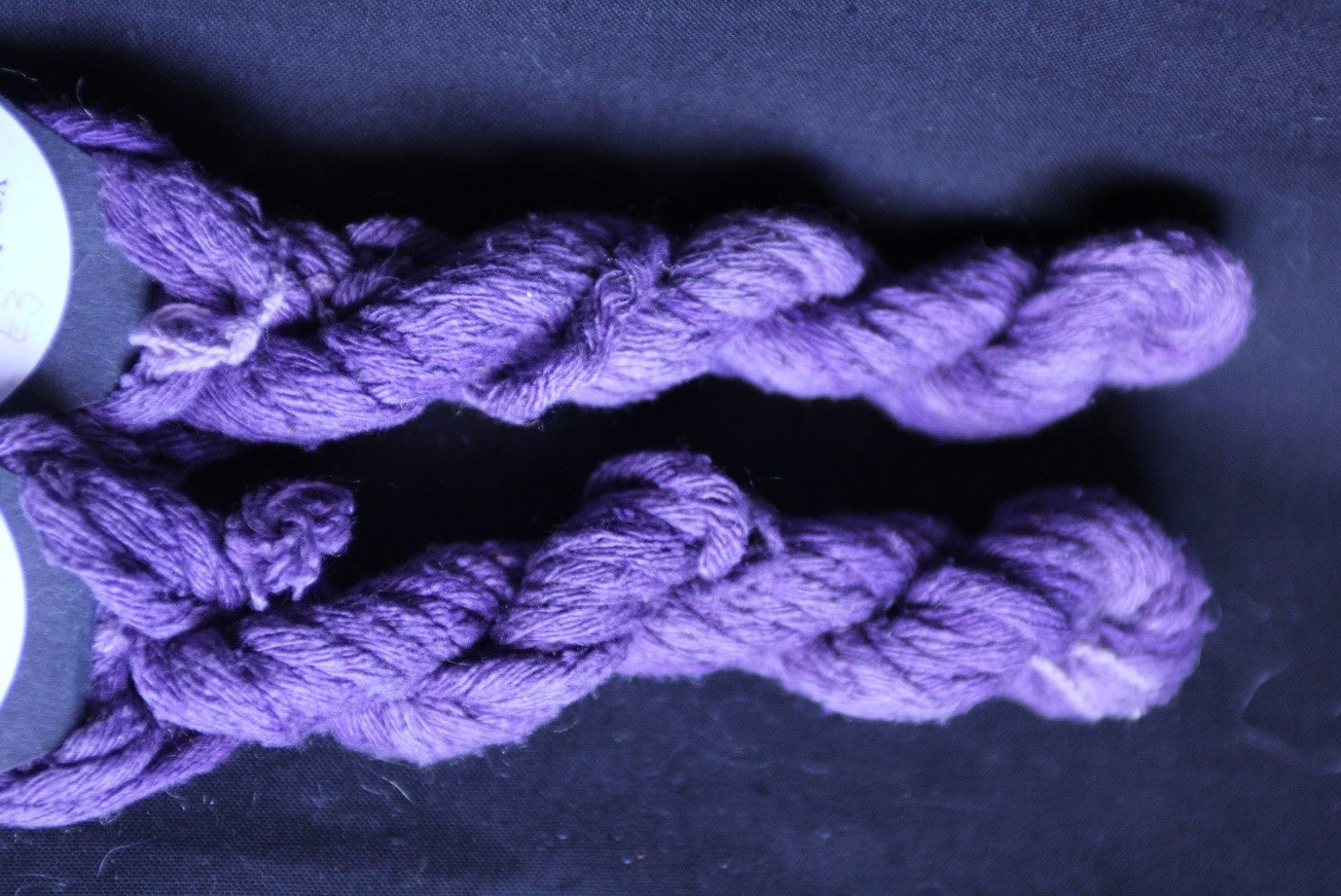 Purple thick 16 ply silk Bourette thread