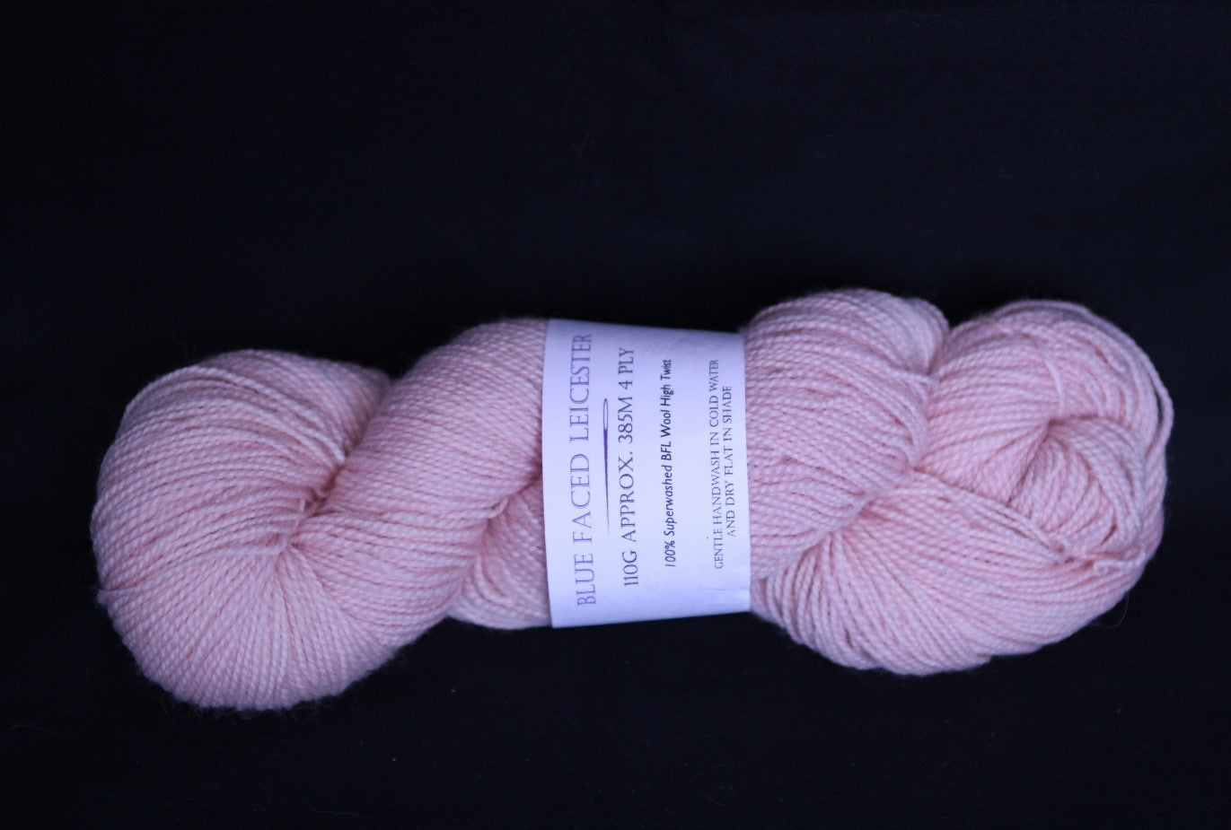 Pale pink Filament Blue Faced Leicester high twist 4 ply