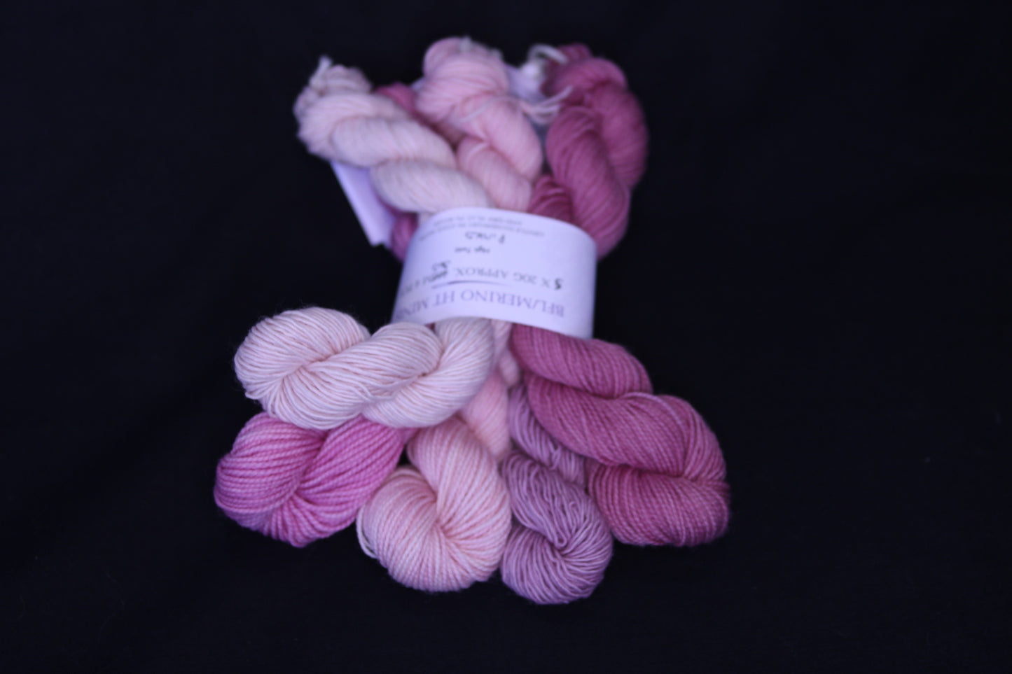 Pinks four ply yarn mini set